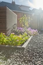 Gebruikte opsluitband betonband 6x30 en 6x20 cm antraciet, Gebruikt, Overige typen, Ophalen of Verzenden, Minder dan 5 m²