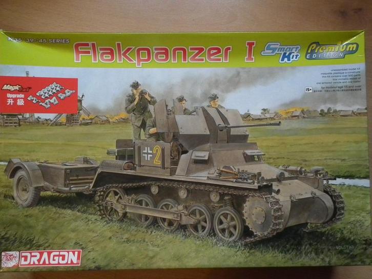 Dragon 6577 Flakpanzer I SMART KIT, Premium edition 1/35, Hobby en Vrije tijd, Modelbouw | Auto's en Voertuigen, Nieuw, Tank, 1:32 tot 1:50