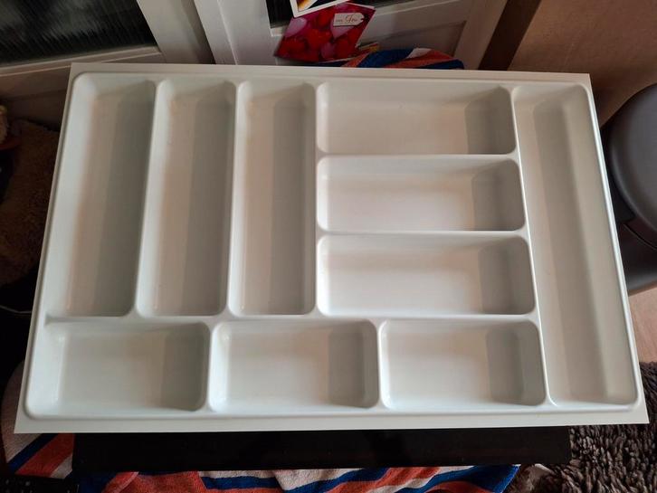 Bestekbak lade 46,2x70,5 cm - Keukenlade Organizer, Huis en Inrichting, Keuken | Bestek, Gebruikt, Kunststof, Ophalen