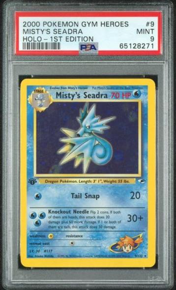 9/132 misty's seadra 1st psa 9 beschikbaar voor biedingen