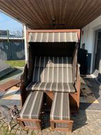 Rotan strandkorf, zittend verstelbaar, Ophalen, Zo goed als nieuw, Rotan