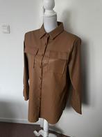 NIEUWE lichtbruine leren blouse van Loavies, Bruin, Verzenden, Maat 42/44 (L), Nieuw