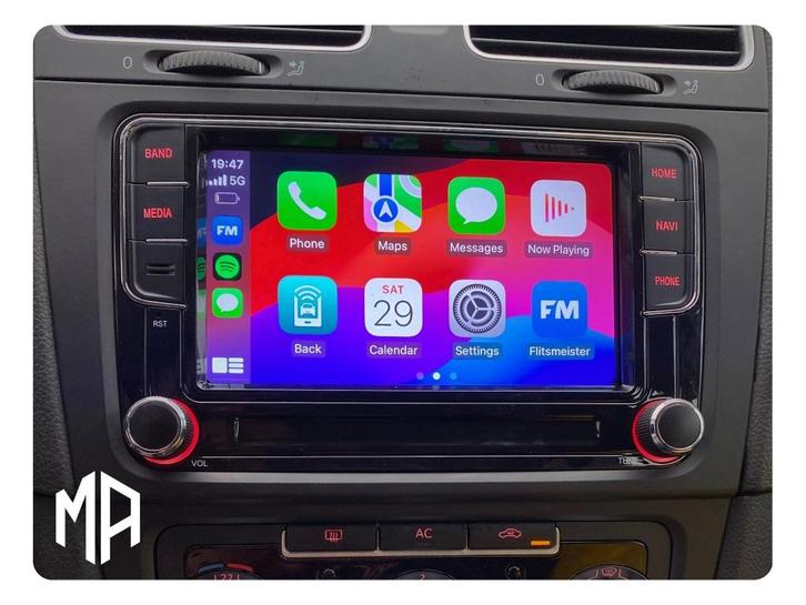 VW CarPlay en Android Auto Display 7” Montage Mogelijk, Auto diversen, Autoradio's, Nieuw, Ophalen of Verzenden