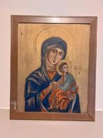 Prachtige orthodoxe icoon Heilige Maagd Maria met kind, Antiek en Kunst, Antiek | Religie, Ophalen of Verzenden