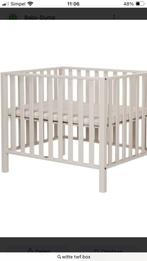 witte WTF box rechthoekig, Kinderen en Baby's, Boxen, Ophalen, Gebruikt, Rechthoekig, In hoogte verstelbaar