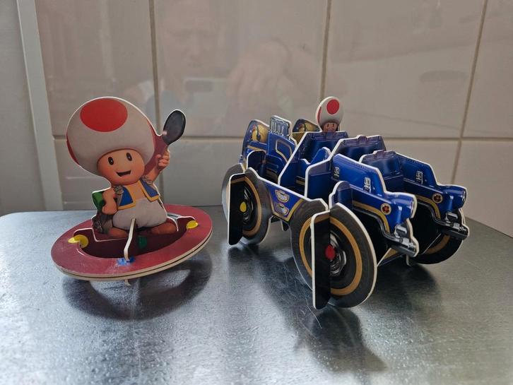 Mcdonalds happy meal speeltje Toad mario auto, Verzamelen, Poppetjes en Figuurtjes, Zo goed als nieuw, Ophalen of Verzenden