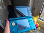 Nintendo 3DS Aqua Blue met extra's, Spelcomputers en Games, Met games, Blauw, Ophalen of Verzenden, 3DS