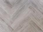 Plak PVC visgraat grijs eiken - partij, Huis en Inrichting, Stoffering | Vloerbedekking, Ophalen, Nieuw, Grijs, 50 tot 75 m²