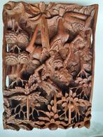 Indonesisch houtsnijwerk, Antiek en Kunst, Kunst | Beelden en Houtsnijwerken, Ophalen of Verzenden