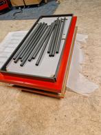 Tafels, rietveld kleuren, Huis en Inrichting, Tafels | Eettafels, Ophalen, Zo goed als nieuw, Rechthoekig, 50 tot 100 cm