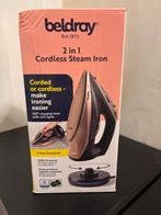 Beldray 2 in 1 Draadloze Stoomstrijkijzer-Nieuw, nooit geope, Ophalen of Verzenden, Nieuw, Draadloos strijkijzer