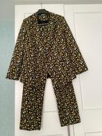 Geweldig gebloemd pak van Via Fillungo maat M, Maat 38/40 (M), Kostuum of Pak, Zwart, Ophalen of Verzenden