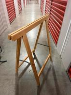 2 Houten Schragen, Ophalen, Gebruikt, Minder dan 70 cm, Inklapbaar