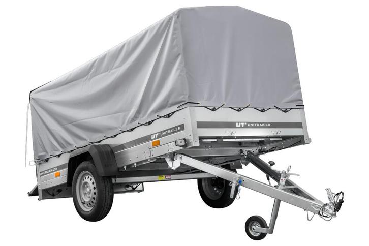 Aanhangwagen Unitrailer Garden 264 KIPP 264x125cm met huif, Auto diversen, Aanhangers en Bagagewagens, Nieuw, Verzenden