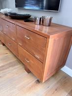 Dressoir teakhout, Huis en Inrichting, Kasten | Dressoirs, Ophalen, Gebruikt, 150 tot 200 cm, Teakhout