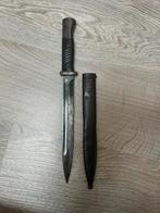 K98 bajonet met schede bakelieten grepen duits wo2 ww2, Ophalen of Verzenden, Landmacht, Duitsland, Mes of Dolk