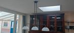 2x vintage retro verstelbare hanglamp, Ophalen, Gebruikt