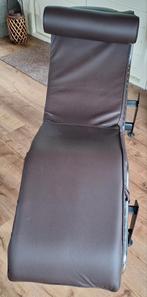 Design Chaise Longue Ligstoel, Ophalen of Verzenden, Eenpersoons, Leer, Minder dan 150 cm