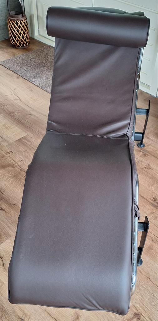 Design Chaise Longue Ligstoel, Huis en Inrichting, Banken | Sofa's en Chaises Longues, Eenpersoons, Minder dan 150 cm, Leer, Ophalen of Verzenden