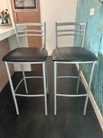 Barkrukken, Huis en Inrichting, Barkrukken, 2 krukken, Ophalen, Metaal, 60 tot 90 cm