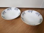 Twee diepe borden servies panter panterprint, Huis en Inrichting, Ophalen of Verzenden, Overige stijlen, Bord(en)