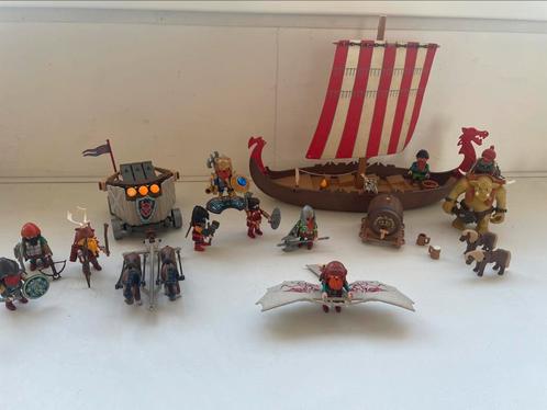 Dwergen en trol met boot meerdere sets Playmobil, Kinderen en Baby's, Speelgoed | Playmobil, Zo goed als nieuw, Verzenden