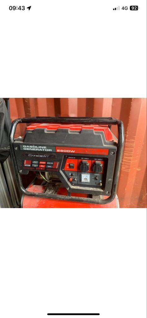 Benzine Aggregaat 2800W - Gebruikt, Auto-onderdelen, Brandstofsystemen, Gebruikt, Ophalen of Verzenden