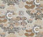 9889 Vintage retro bloemen  bloemetjes behang behangpapier, Huis en Inrichting, Stoffering | Behang, Verzenden, Minder dan 10 m²