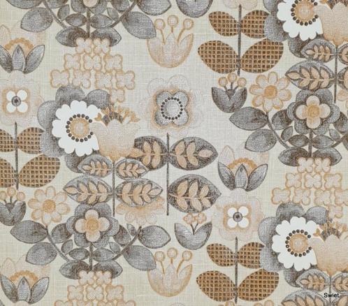 9889 Vintage retro bloemen  bloemetjes behang behangpapier, Huis en Inrichting, Stoffering | Behang, minder dan 10 m², Verzenden