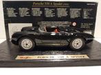 Porsche 550 Roadster zwart editie Maisto metal 1:18 KRD, Hobby en Vrije tijd, Modelauto's | 1:18, Ophalen of Verzenden, Zo goed als nieuw