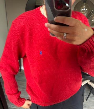 Ralph Lauren Sweater Red (L) beschikbaar voor biedingen