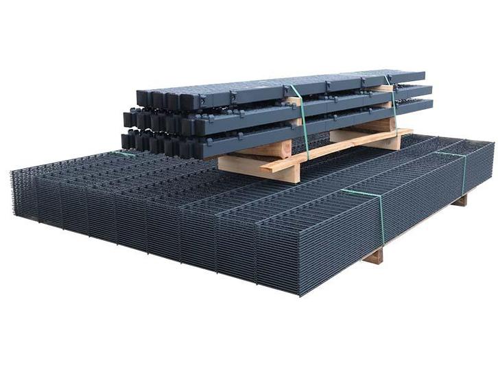 Dubbelstaafmat hekwerk - stevig en duurzaam, Tuin en Terras, Tuinhekken en Hekwerk, Nieuw, Dubbelstaafmat hekwerk, IJzer, Met poort