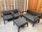 Tuinset, Tuin en Terras, Tuinsets en Loungesets, Ophalen, 4 zitplaatsen, Kunststof, Bijzettafel