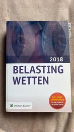 Belastingwetten - pocketeditie 2018, Ophalen of Verzenden, Natuurwetenschap