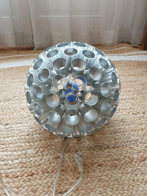 Lamp Kenwell Space Age, aluminium zilverkleurig, Huis en Inrichting, Lampen | Overige, Zo goed als nieuw, Ophalen of Verzenden