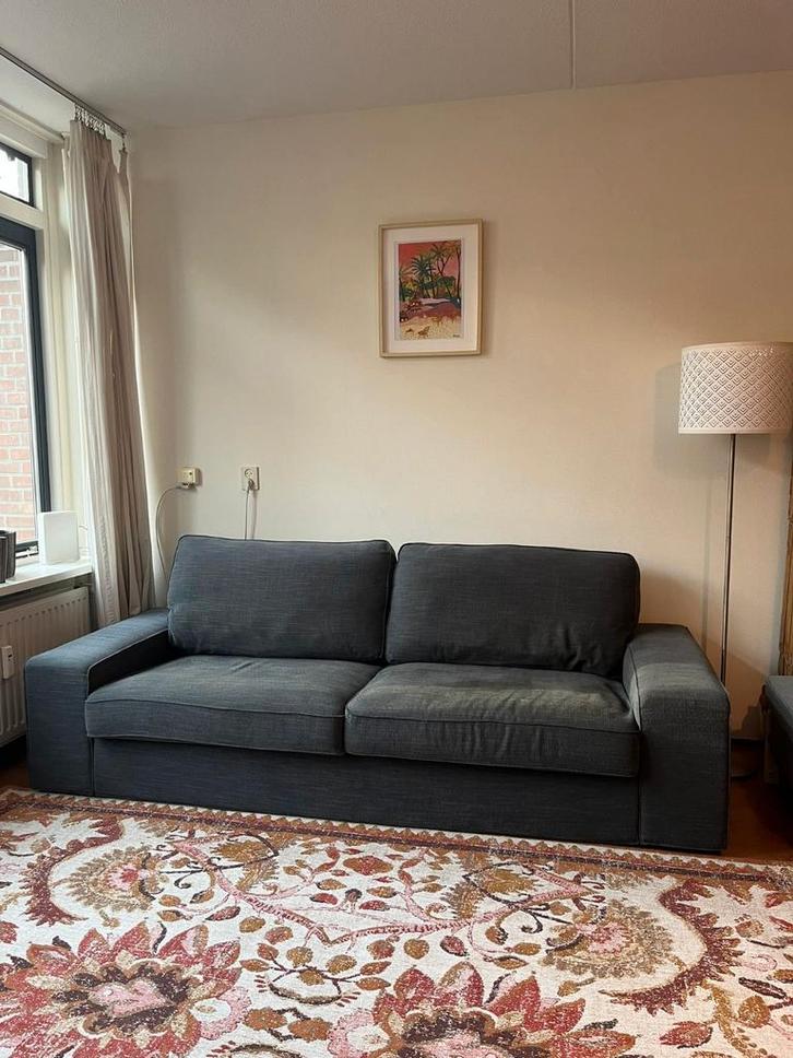 Ikea Kivik 3-zits bank - Gebruikt, Huis en Inrichting, Banken | Bankstellen, Gebruikt, Rechte bank, Driepersoons, Minder dan 150 cm