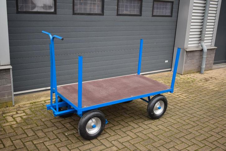 Transportkar -Platte wagen - Handtrekwagen - Kar., Doe-het-zelf en Verbouw, Transportwagens, Nieuw, Transportkar, Minder dan 60 liter