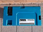Makita Boorhamer HR2630J + Beitels, Boor- en/of Breekhamer, Ophalen of Verzenden, Variabele snelheid, Gebruikt