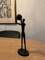 Leuk brons beeldje. Handgemaakt kunst art 28cm hoog, Ophalen of Verzenden, Zo goed als nieuw, Mens