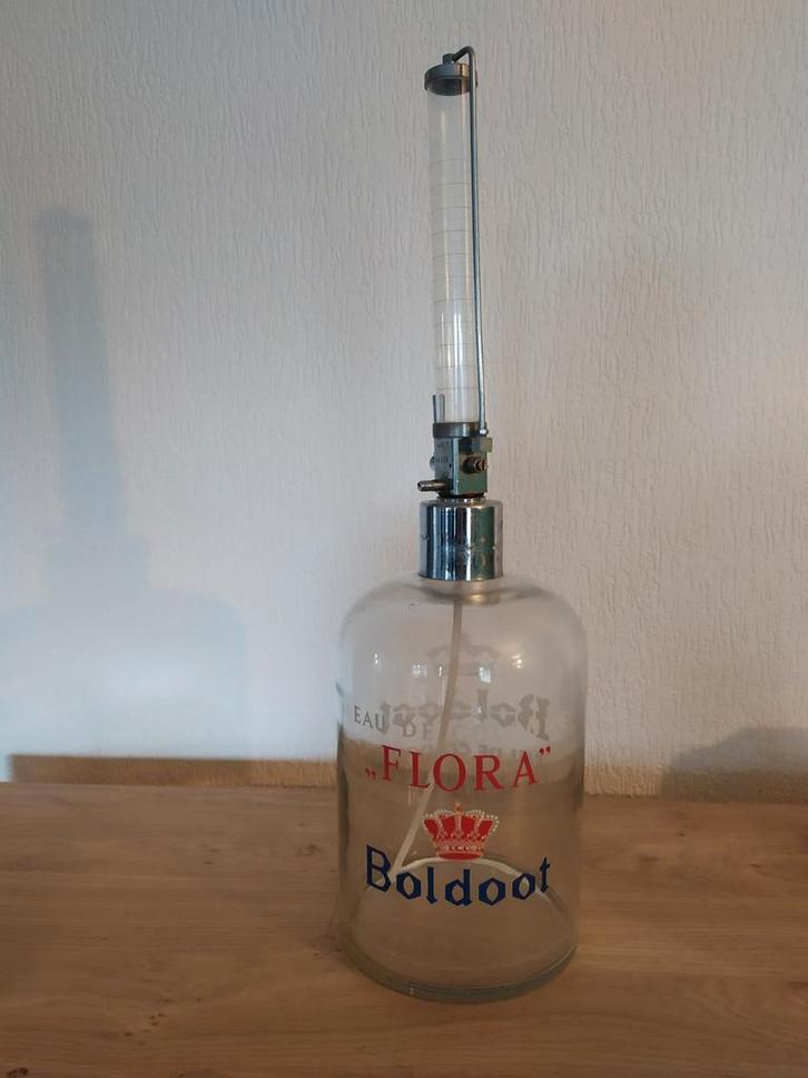 Vintage Eau de Cologne Dispenser - Flora Boldoot, Antiek en Kunst, Antiek | Glas en Kristal, Ophalen