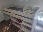 Hoogslaper meisje kleur roze/wit, Kinderen en Baby's, Kinderkamer | Stapelbedden en Hoogslapers, Ophalen, Gebruikt, Hoogslaper