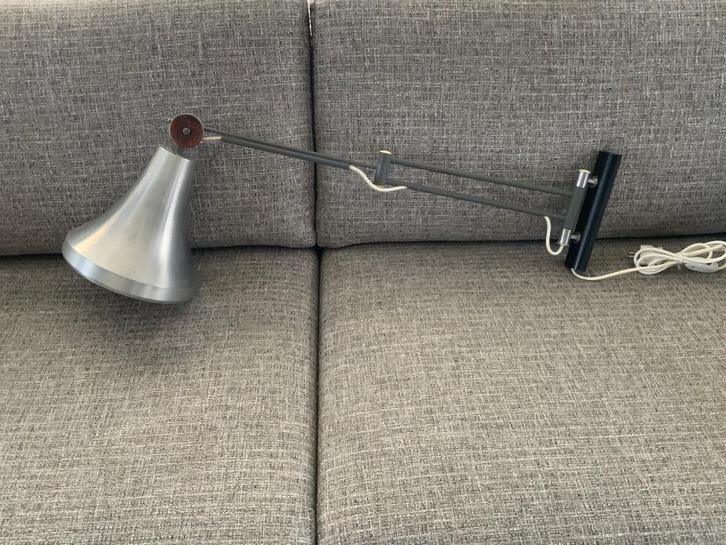 Unieke Wandlamp 60s Philips Louis Kalff Trompetlamp, Huis en Inrichting, Lampen | Wandlampen, Gebruikt, Ophalen of Verzenden