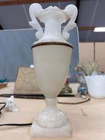 Marmeren oude albasten vaas vaaslamp urn, Ophalen of Verzenden
