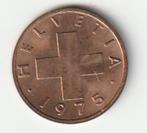 1  rappen  1975  Zwitserland. km. 46  ( 0,50  euro ), Postzegels en Munten, Munten | Europa | Niet-Euromunten, Ophalen of Verzenden
