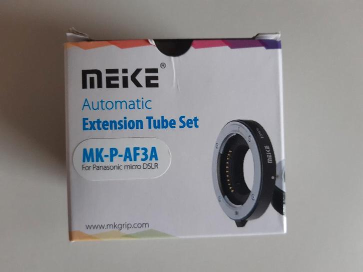 Meike MK-P-AF3A macro tussenringen voor MFT  te koop, Audio, Tv en Foto, Fotografie | Lenzen en Objectieven, Zo goed als nieuw