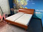 Kersenhouten bed 2,30x1,91x1,10m, Ophalen, Gebruikt, Tweepersoons, 180 cm
