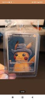 Pikachu van Gogh Grey Felt Hat Sealed 2x beschikbaar., Ophalen of Verzenden, Zo goed als nieuw, Losse kaart