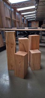 eiken sokkels zuilen 20x20 balken, Huis en Inrichting, Woonaccessoires | Zuilen en Pilaren, Ophalen, Nieuw