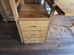 Houten Ladekast, Huis en Inrichting, Kasten | Ladekasten, Ophalen, Minder dan 50 cm, Gebruikt, 3 of 4 laden