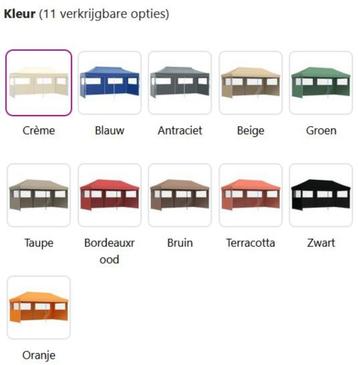 Partytent opvouwbaar paviljoen pagodetent 3x6 GRATIS BEZORGD beschikbaar voor biedingen